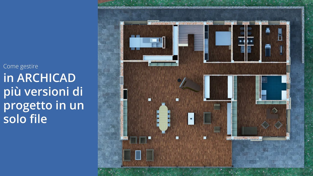 Come gestire in ARCHICAD più versioni di progetto in un solo file