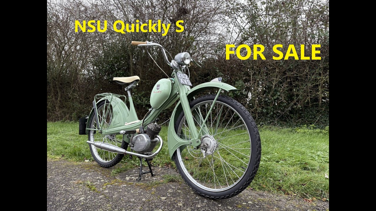 1961 NSU Quickly S. Classic 2 Speed Moped