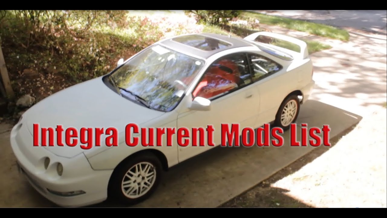 Project Integra Mods List 2016