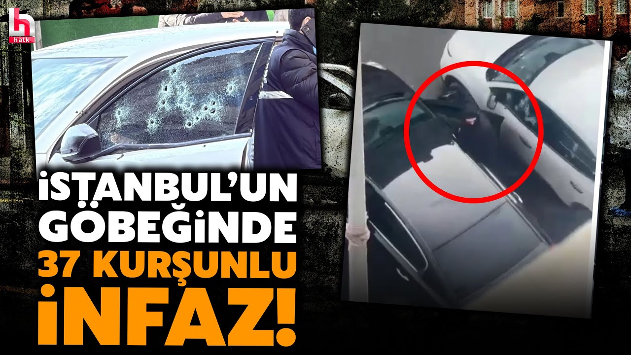 KAĞITHANE'DE ÇETE SAVAŞLARI! Aracına bindiği sırada 37 kurşunla infaz edildi! Çarpıcı görüntüler!