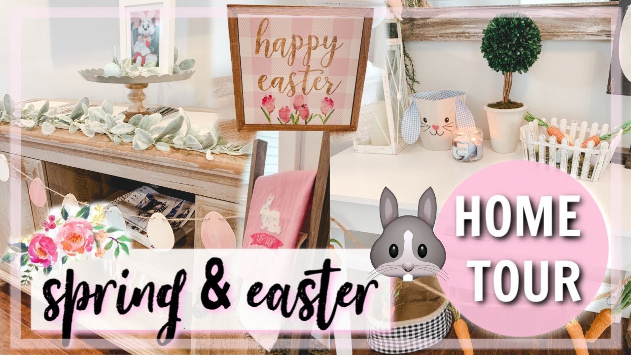 FARMHOUSE EASTER HOME TOUR | MINIMALISTIC SPRING DECOR