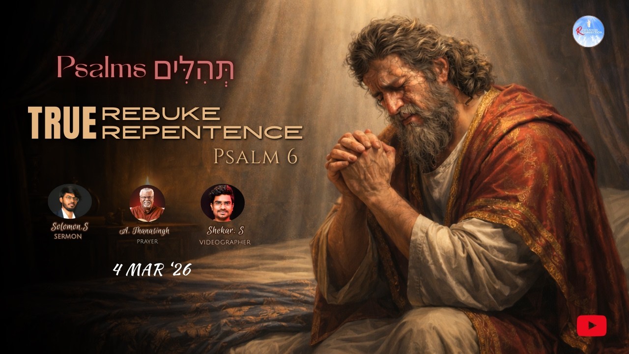 TRUE REBUKE TRUE REPENTANCE | PSALM 6 | STUDY OF PSALMS | Ep 7 | 04.03.2026