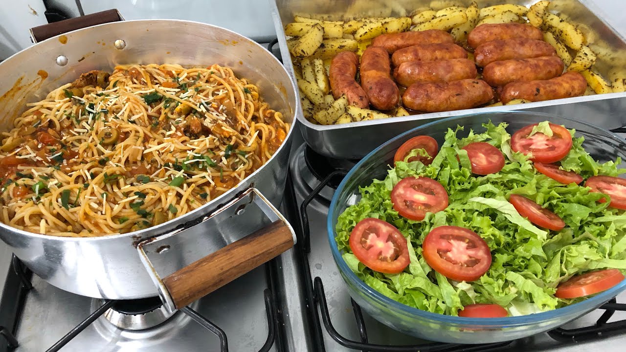 ALMOÇO SIMPLES E RÁPIDO DE DOMINGO !!! RECEITINHAS COM AMOR...