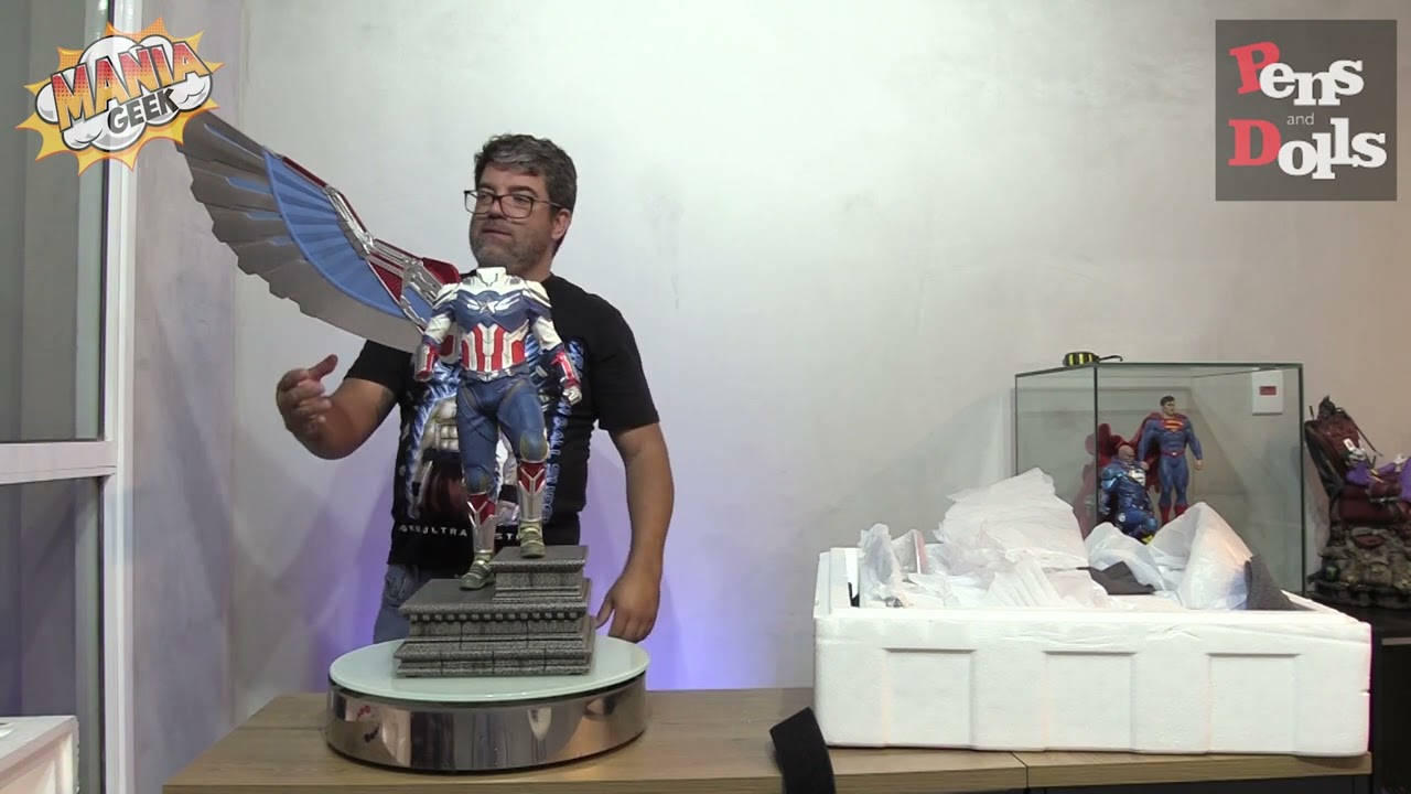 UNBOXING Captain America Sam Wilson (Complete) - 1/4 Legacy Replica