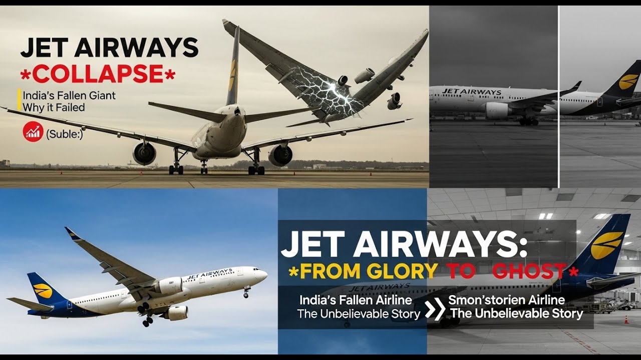 Jet Airways Case Study: Why India&rsquo;s Premium Airline Collapsed | Rise & Fall Explained