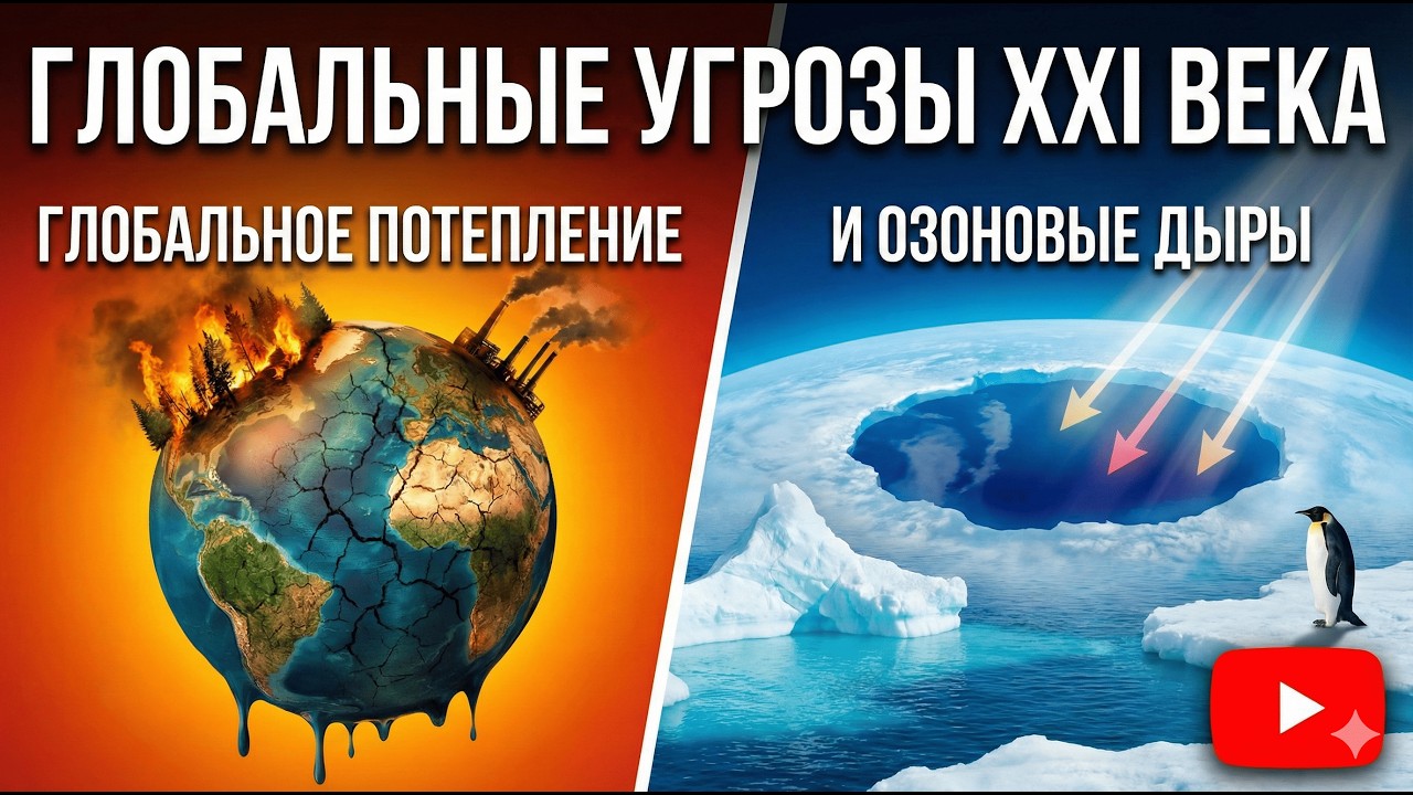 Разбор темы: Глобальное потепление и Озоновые дыры: Развенчиваем главный экологический МИФ 🌍🔥