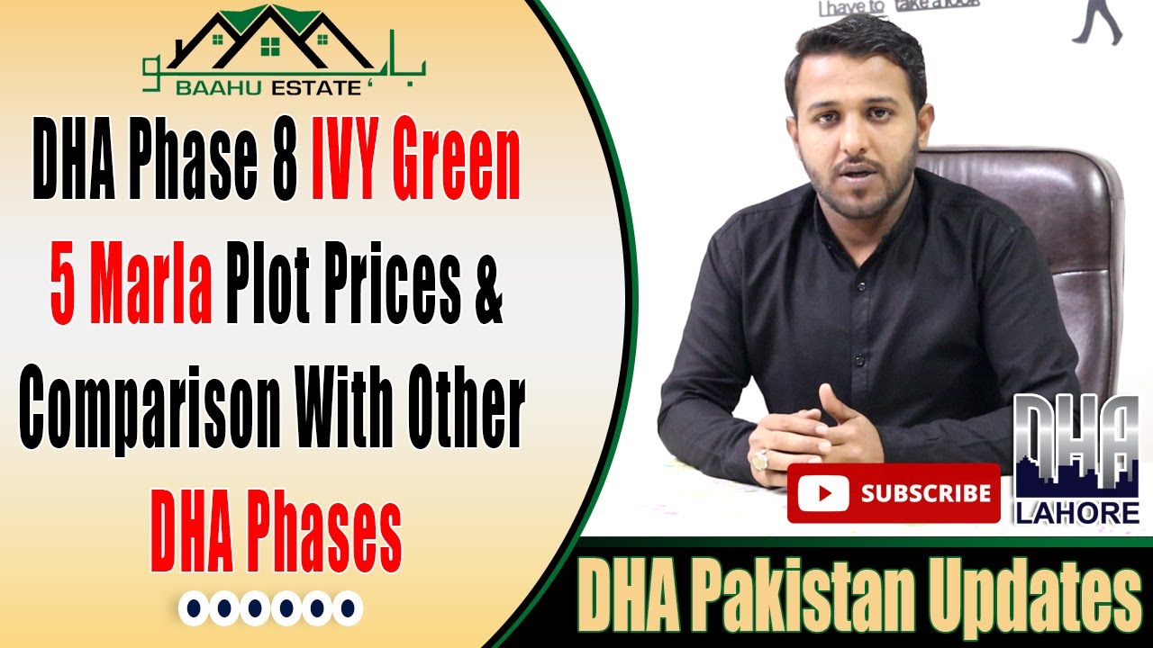 DHA Phase 8 IVY Green Latest | 5 Marla | Plot Prices & Comparison With Other DHA Phases | Feb 2023