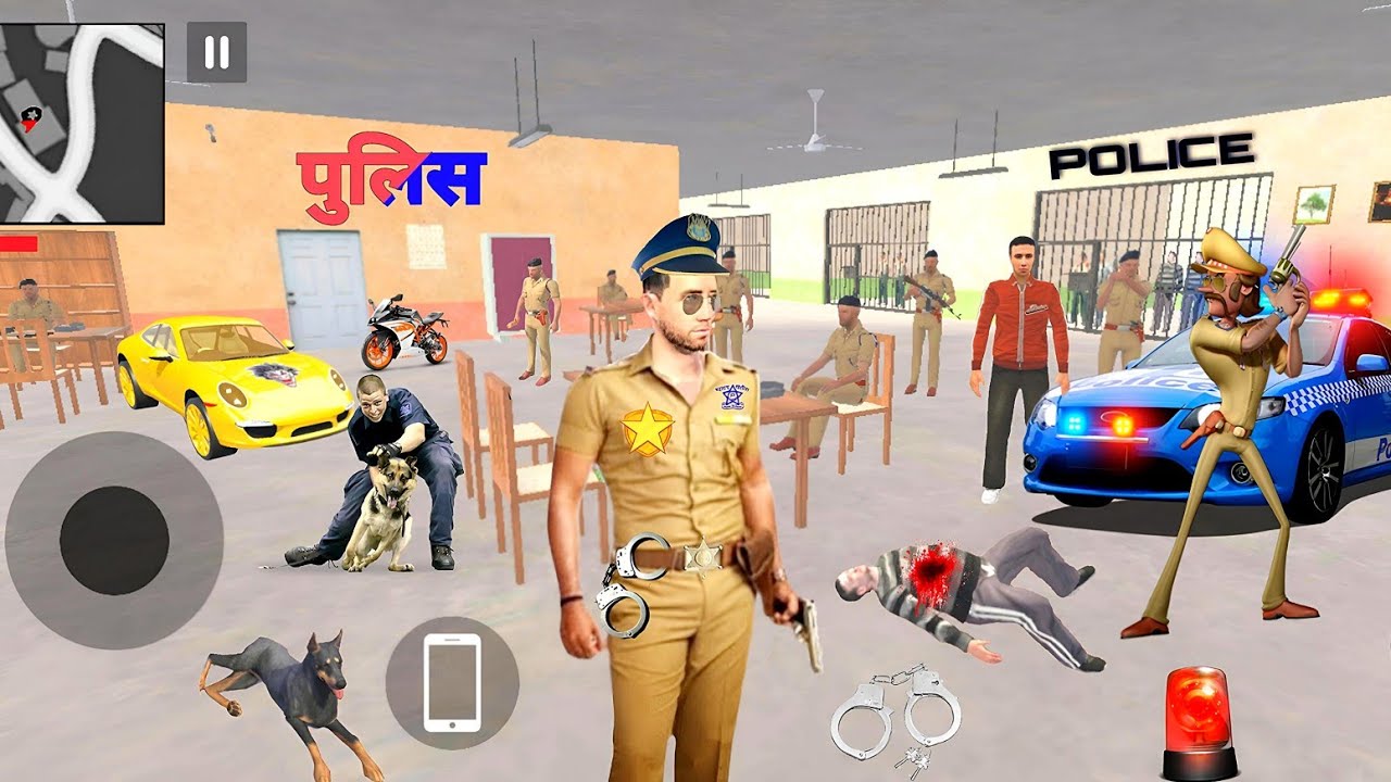 🤩 Aaj Mai Police wala Ban Gaya 🚨💥 Indian Theft Auto Simulator 💥🥳 Indian Bikes Driving 3d Game 💥🤩
