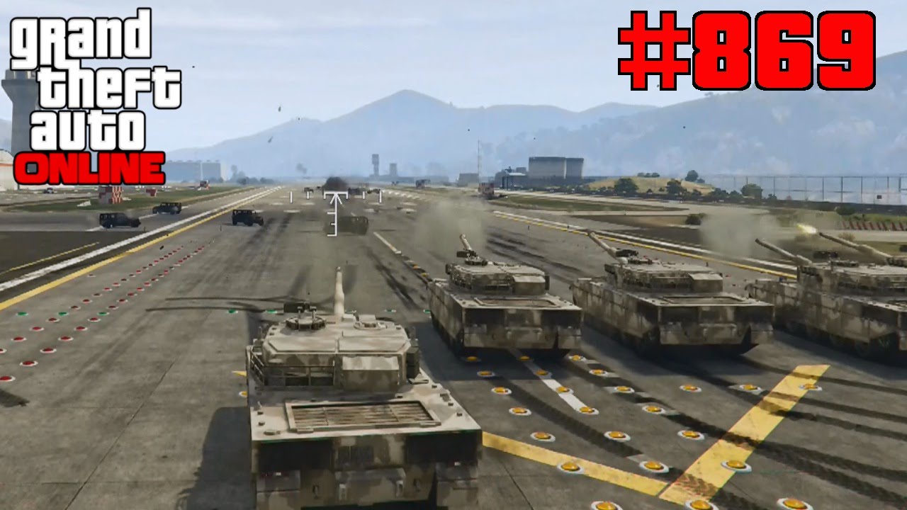 Randale auf dem Militärplatz #869 GTA 5 Online Deutsch