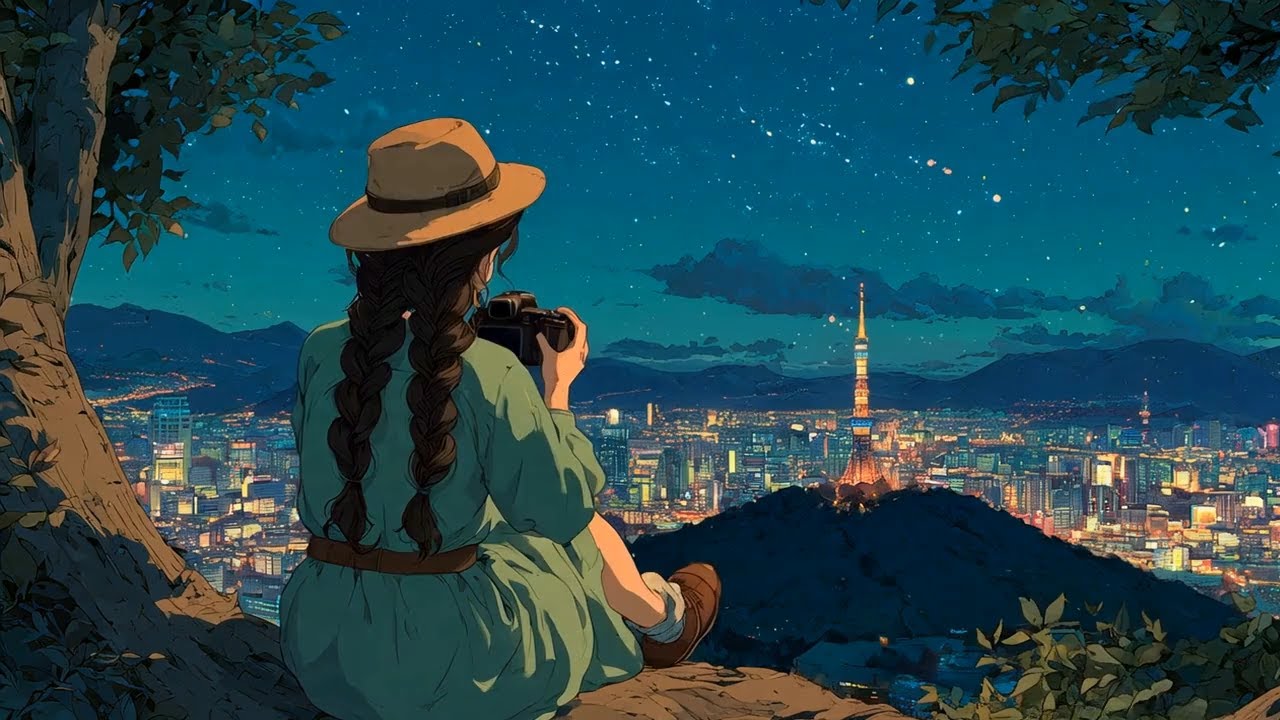 Namsan Tower Seoul Night Breeze | Deep Focus Ambient Sounds