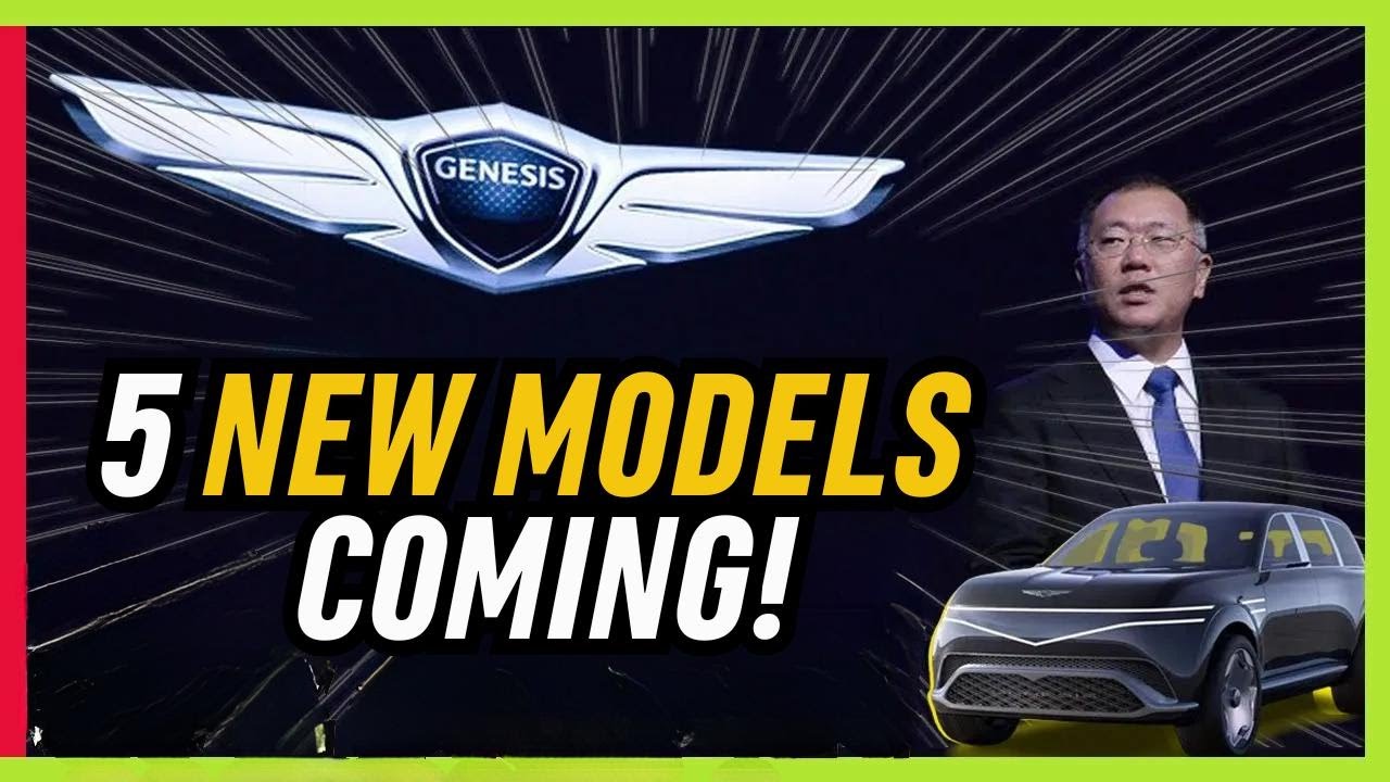 5 New Genesis Cars Coming Soon! Hybrid Models Galore: GV70, G80, GV80, GV90