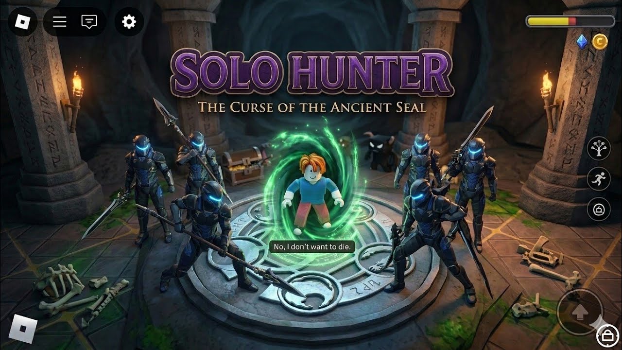Solo hunter in roblox best fighting game⚔️