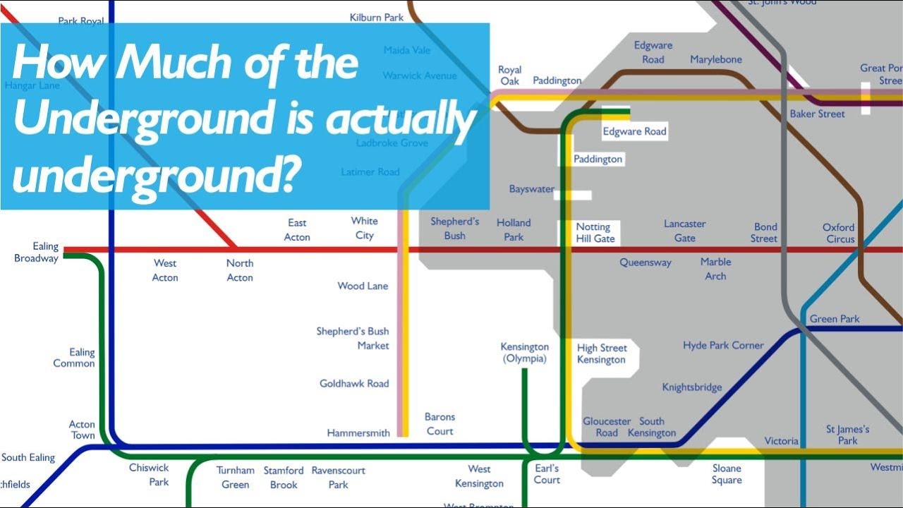 How Much of the Tube is Actually Underground?