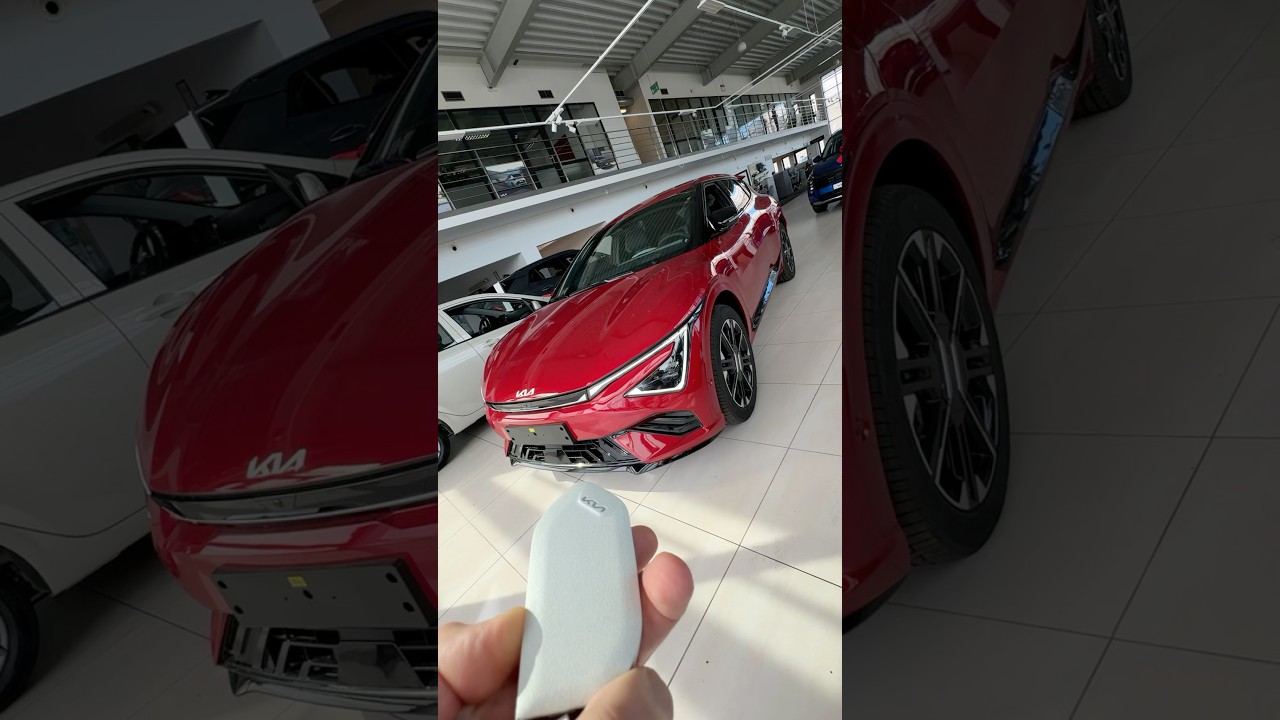 Kia EV6 FL 325KM AWD 84kWh GTLine w kolorze Runway Red 👌❤️
