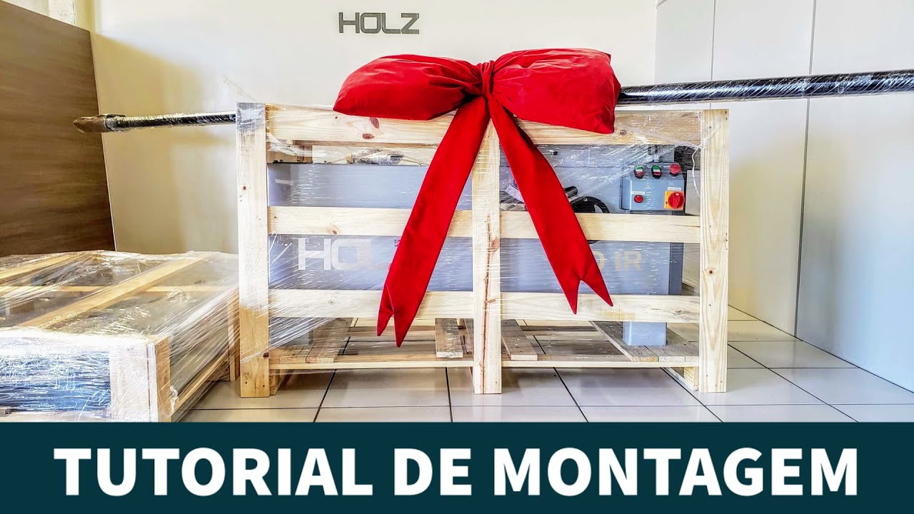 Tutorial de Montagem da sua esquadrejadeira | Holz Máquinas