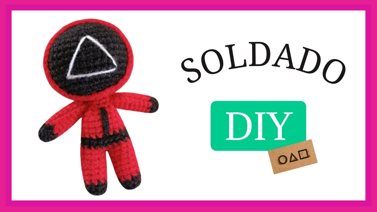✅🦑 Juego del Calamar Tutorial | Cómo hacer un Amigurumi a Crochet - Paso a paso en Español - Fácil