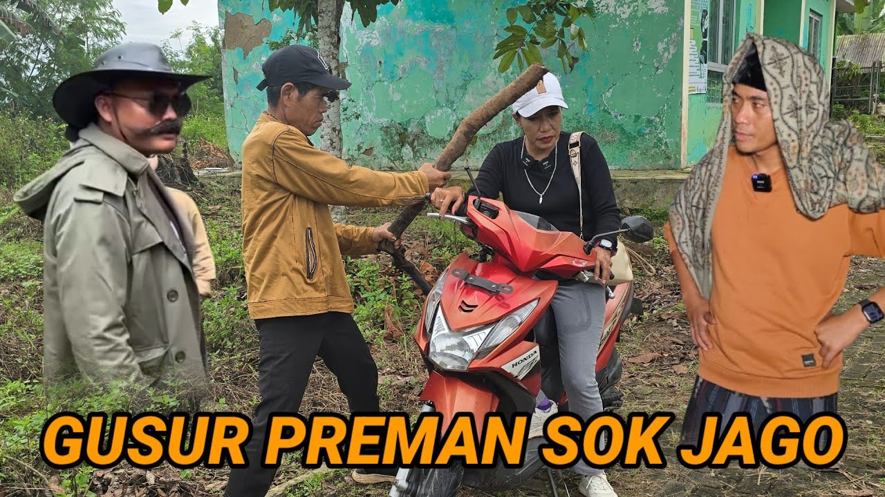 PREMAN KAMPUNG SOK JAGO JAMBRET APES KENA BATU NYAH