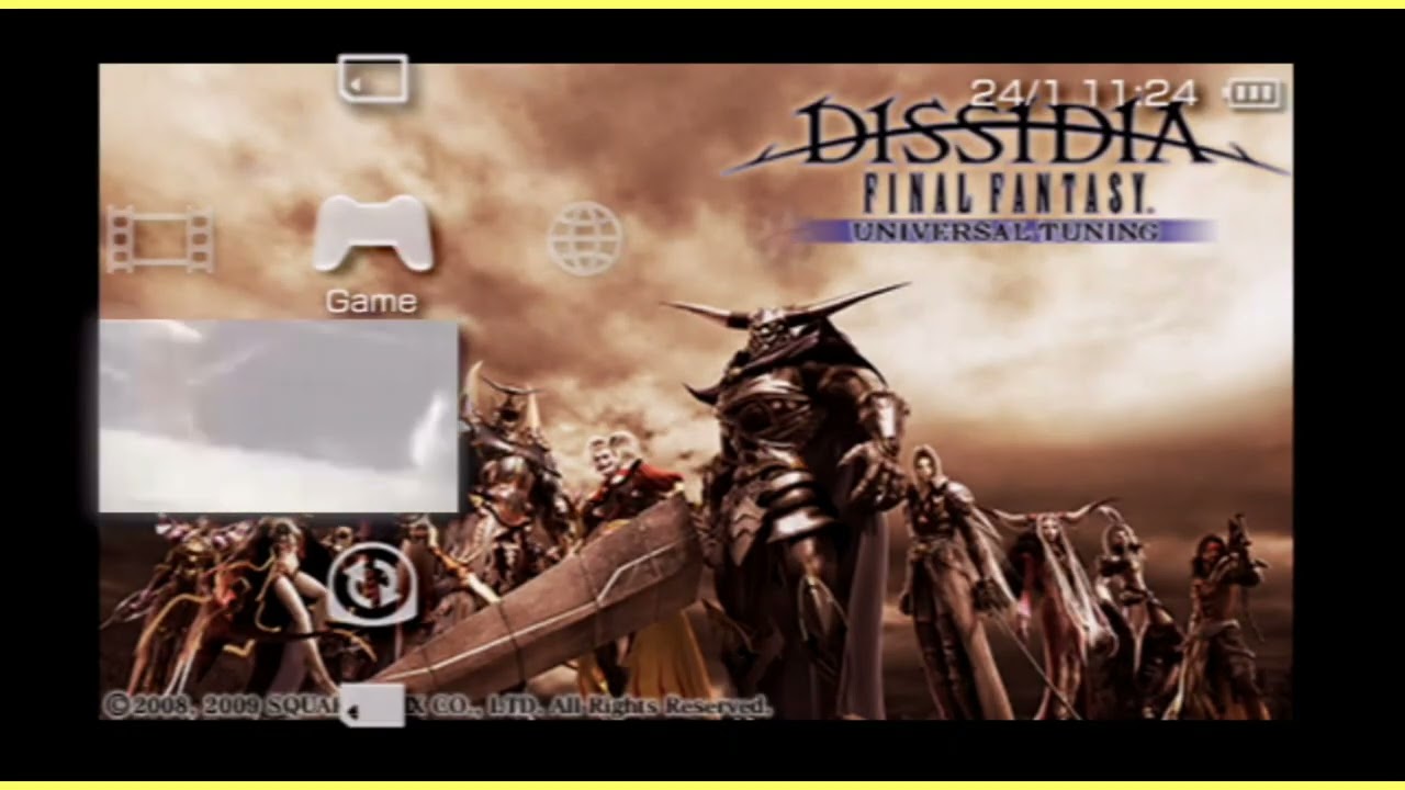 #PSP XMB - Dissidia Final Fantasy: Universal Tuning (ディシディア ファイナルファンタジー ユニバーサルチューニング) 1 Hour Preview