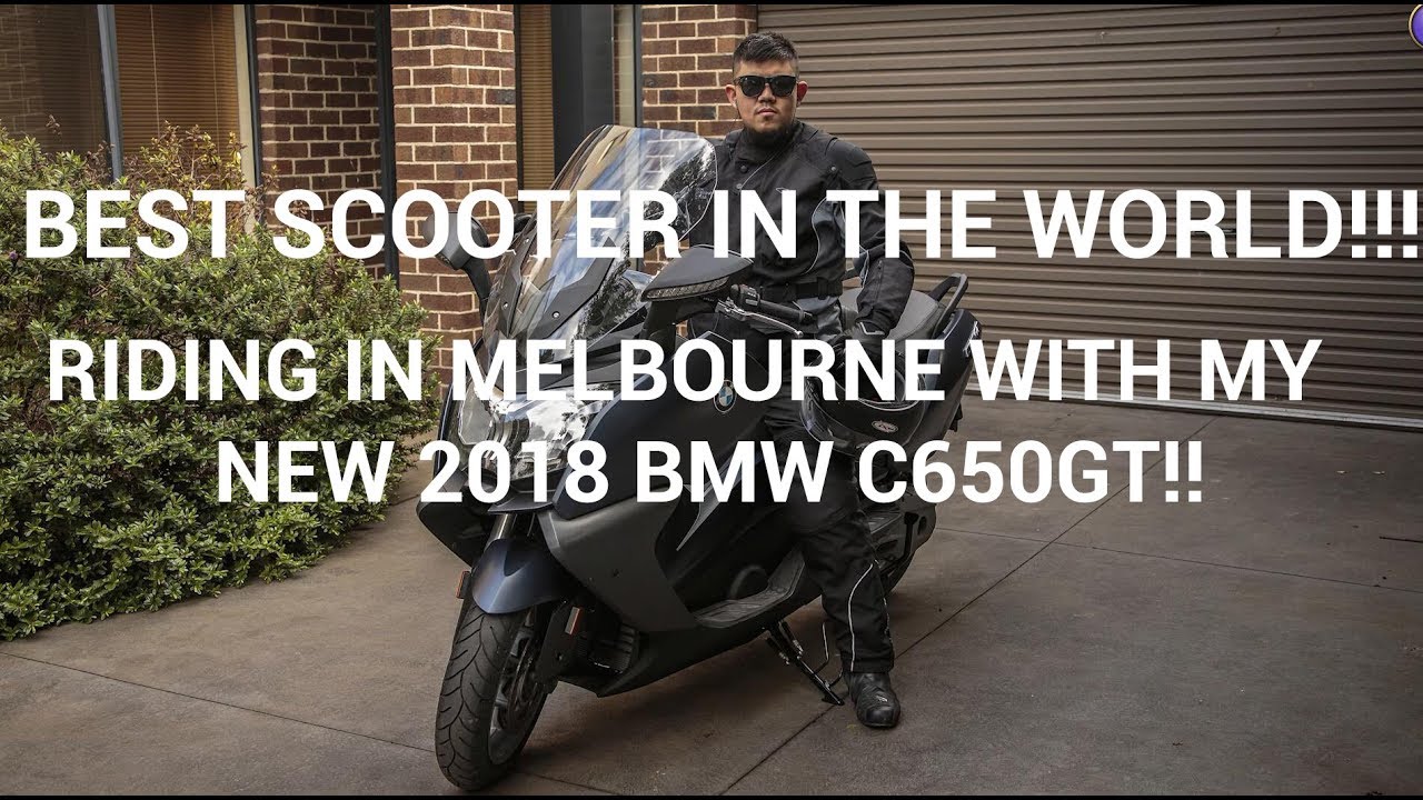 Cruising from Melbourne CBD to Camberwell with my 2018 BMW C650GT