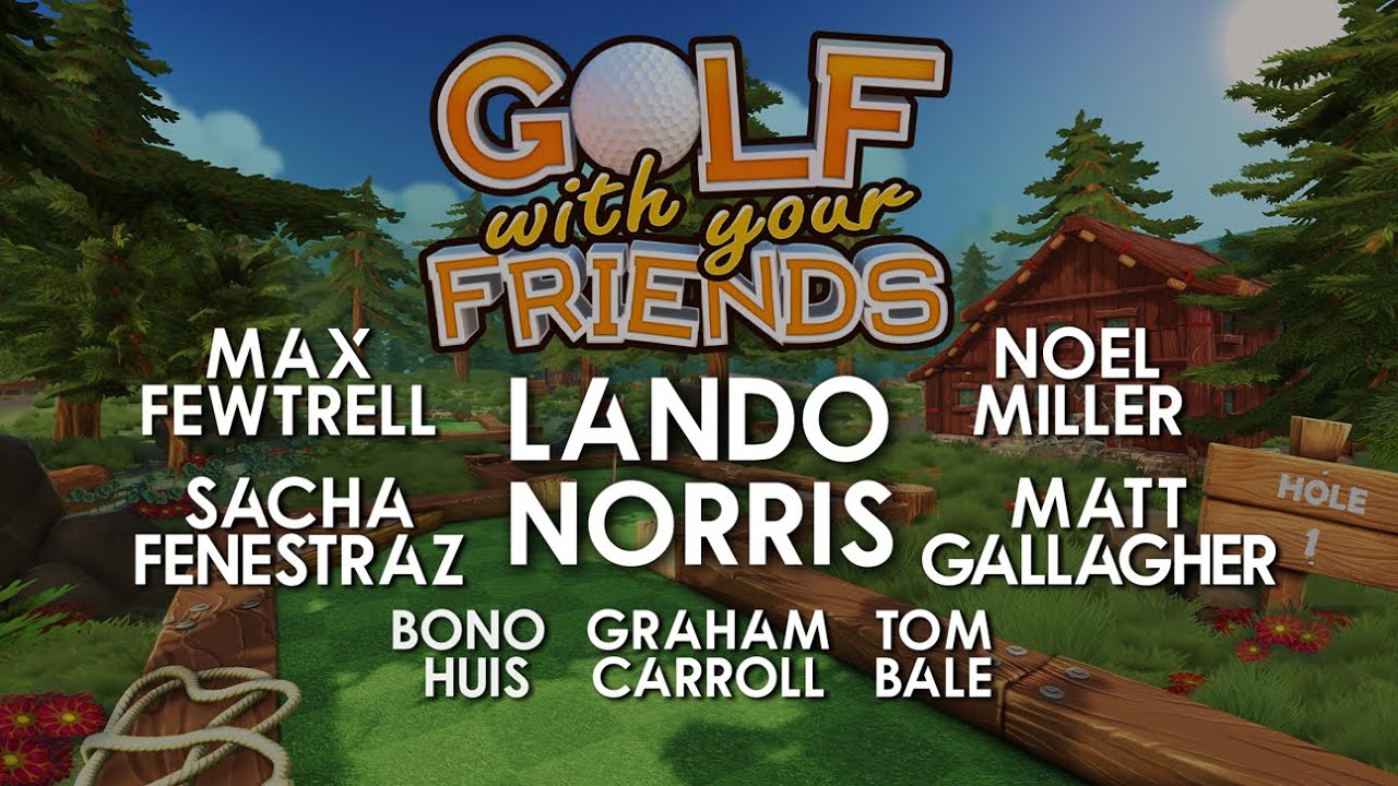 Lando Norris, Max Fewtrell, MattyWTF1, Noel Miller, Sacha Fenestraz | Golf with Friends | 23.07.2020