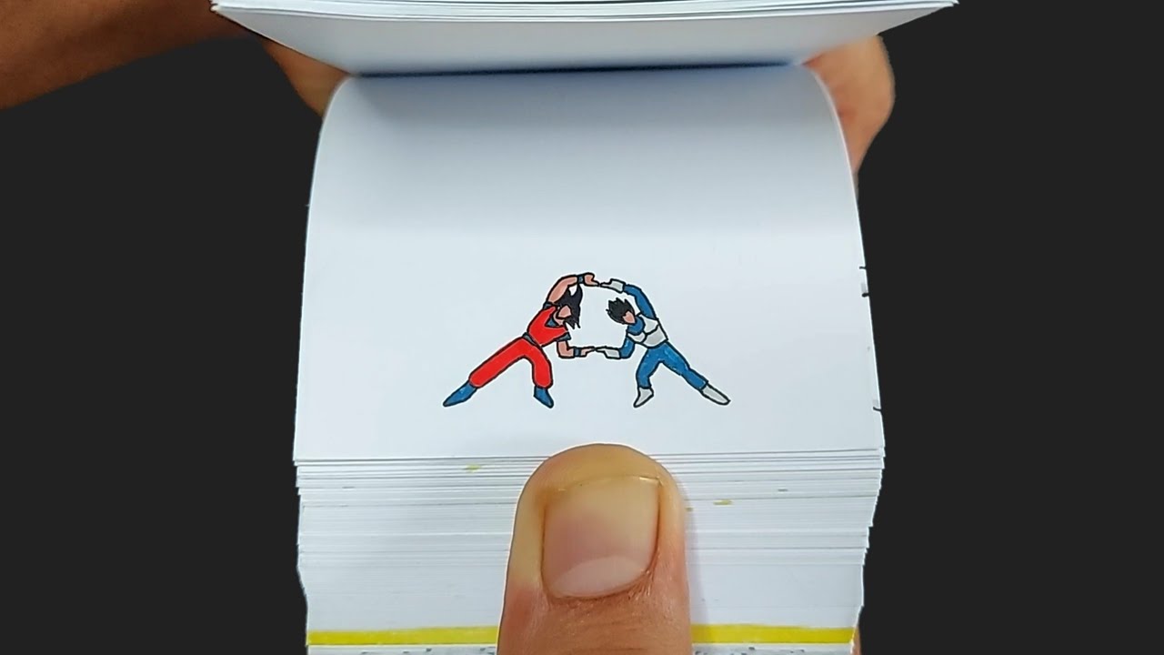 Flipbook Fusion - Son Goku & Vegeta | Dragon Ball