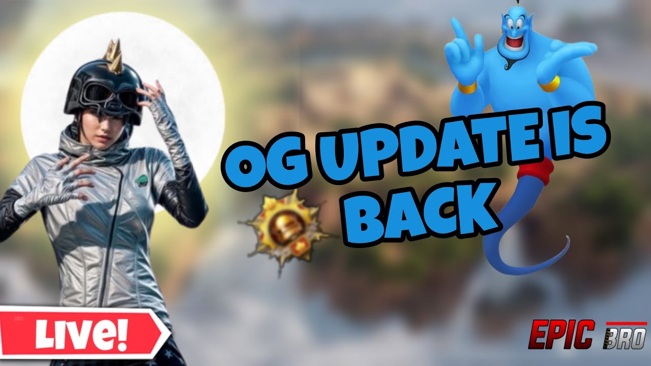 🔥 OG UPDATE RETURNS – BGMI LIVE NOW! 🔴 THANK FOR 450 SUBSCRIBERS 🥹