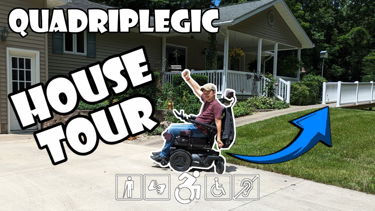 My House Modifications - Wheelchair Accessible House Tour | Quadriplegic (C5,C6,C7)