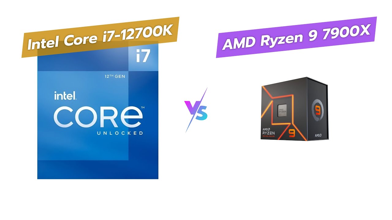 🏆 Intel Core i7-12700K vs AMD Ryzen 9 7900X - Which is Better? 🤔