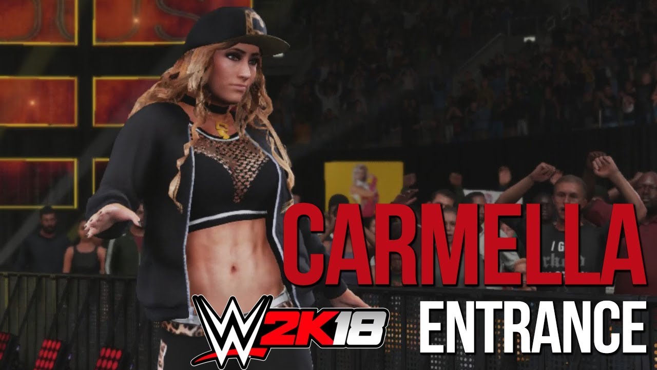WWE 2K18: Carmella *BRAND NEW* Entrance