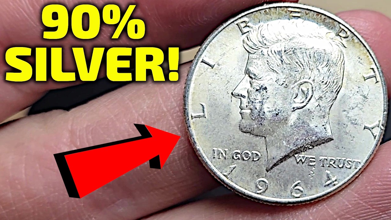 Найдено 90% серебра! (Поиск рулонов монет достоинством полдоллара)