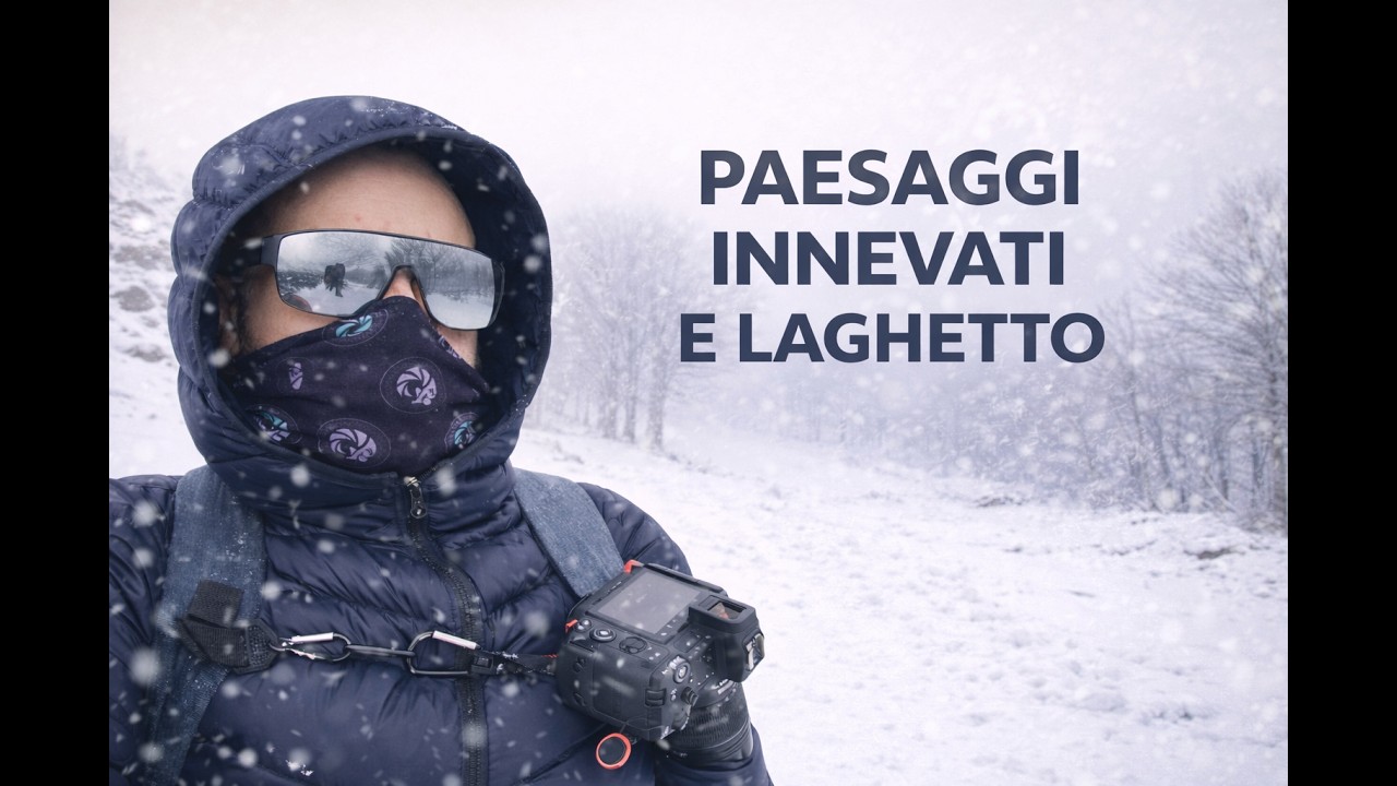 Laghetto mandria del conte innevato  (madonie)