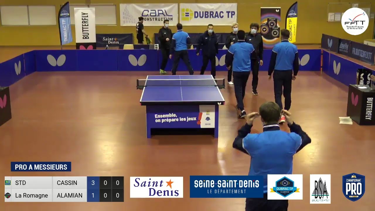 LIVE PRO A messieurs - J2 : St-Denis - La Romagne