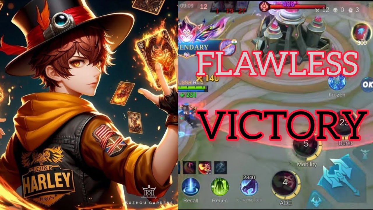 PERFECT GAME! HARLEY 0 DEATHS DOMINATION!
