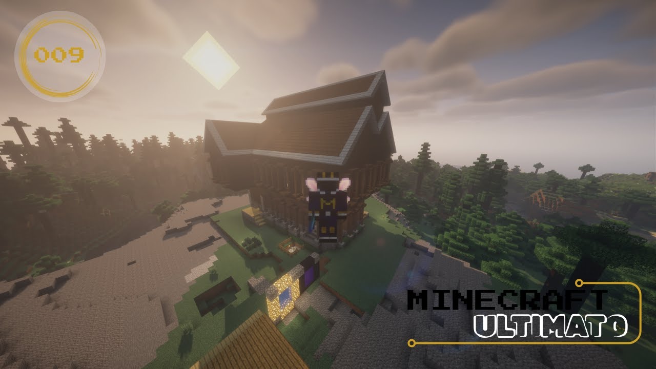 A BASE ta FICANDO PRONTA - Minecraft Ultimato #009
