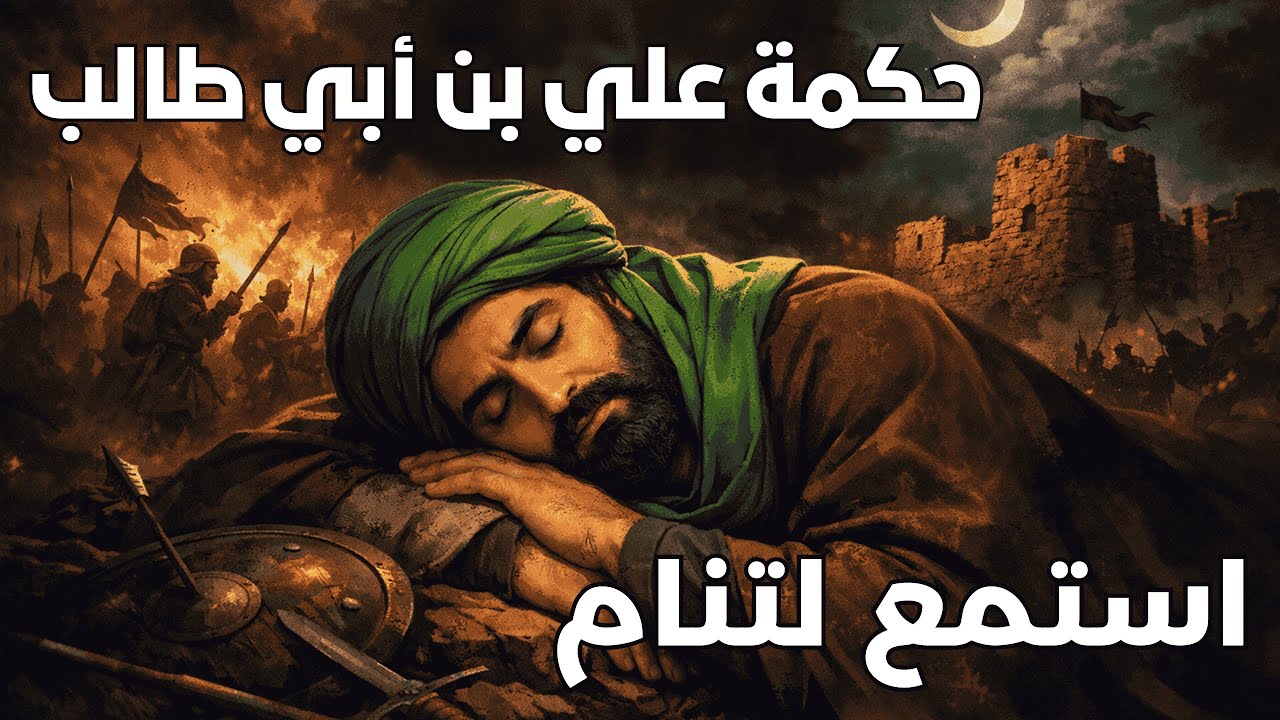 حكمة الإمام علي بن أبي طالب في سكون الليل: دروس في الشجاعة والعدل للقلب قبل النوم 