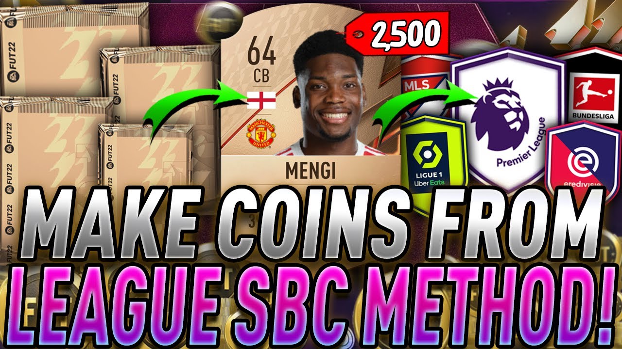 HOW TO DO LEAGUE SBC METHOD FOR PROFIT ON FIFA 22! BEST WAY TO GRIND LEAGUE SBCS! FIFA 22