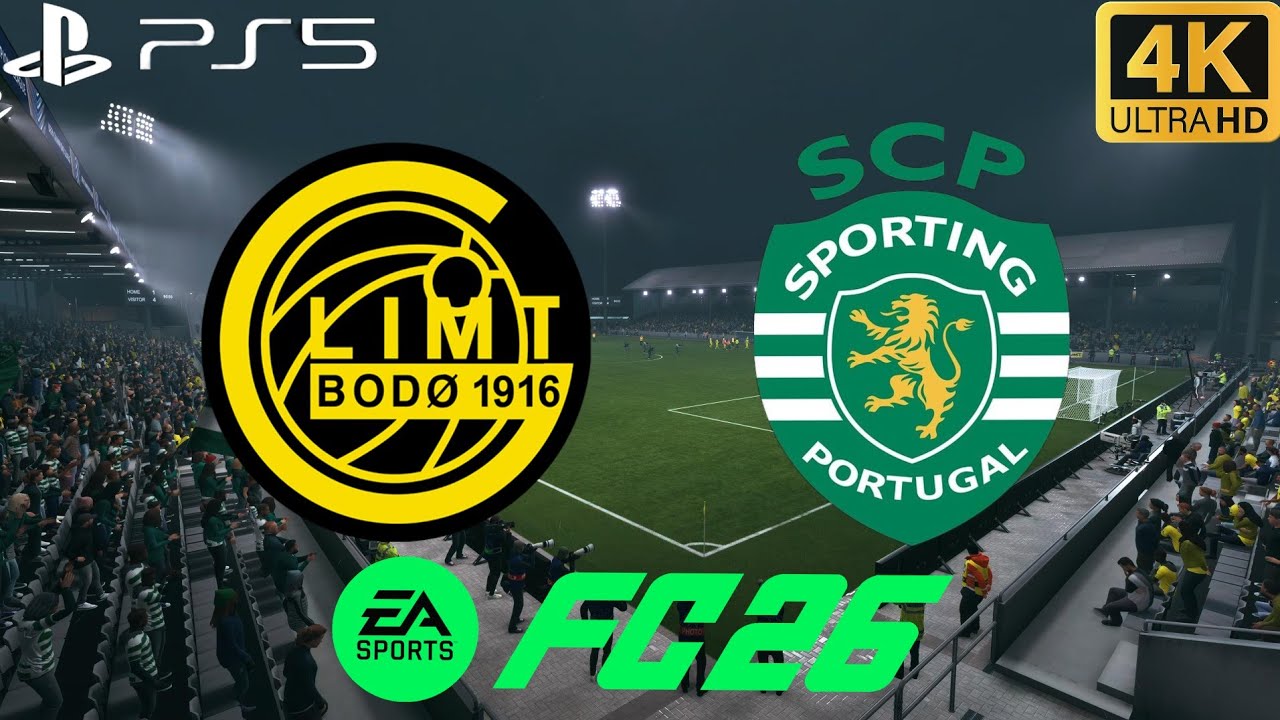 Fc26 Bodo Limt vs Sporting Lisboa|UEFA champions league| ps5 4K