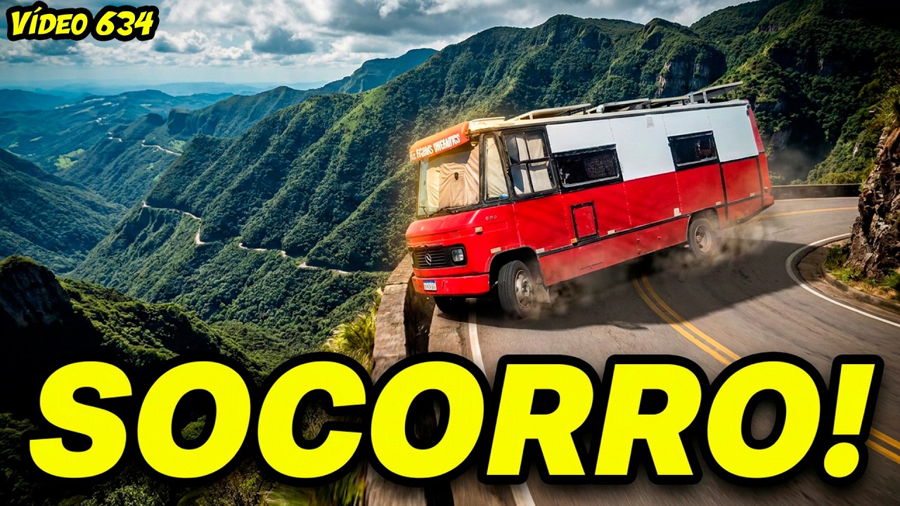 DESCEMOS A SERRA DO RIO DO RASTRO COM UM MOTORHOME VELHO | PEGADAS 634