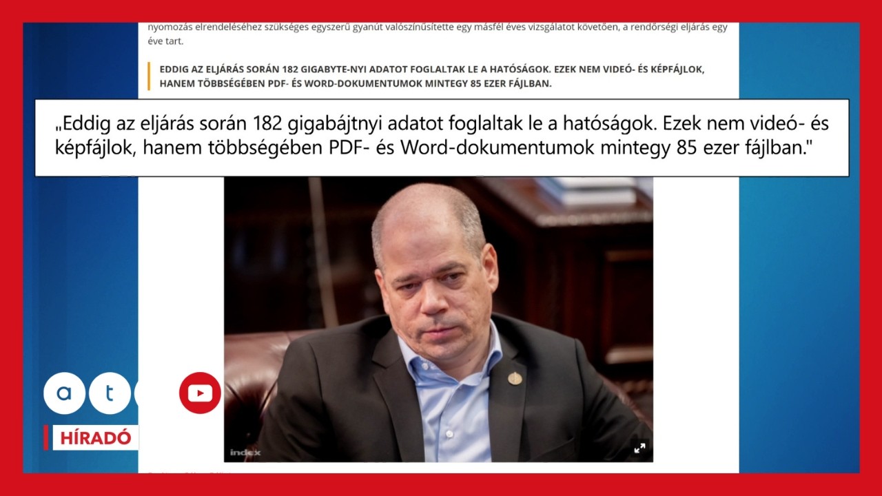 MNB-botrány: Óriási mennyiségű adatot foglaltak le a hatóságok – megszólalt a legfőbb ügyész