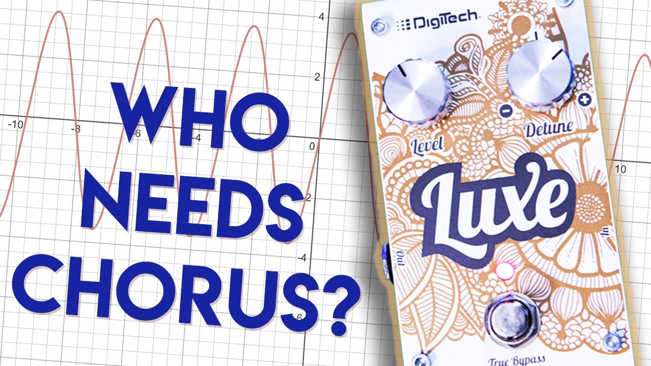 Использование эффекта Detune Digitech Luxe в качестве альтернативы Chorus