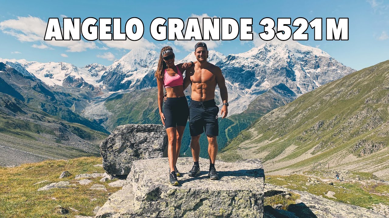 Má dosavadní nejvyšší hora: Angelo Grande 3521m