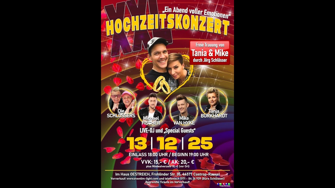Freie Trauung von Mike van Hyke und Tania 13 12 2025