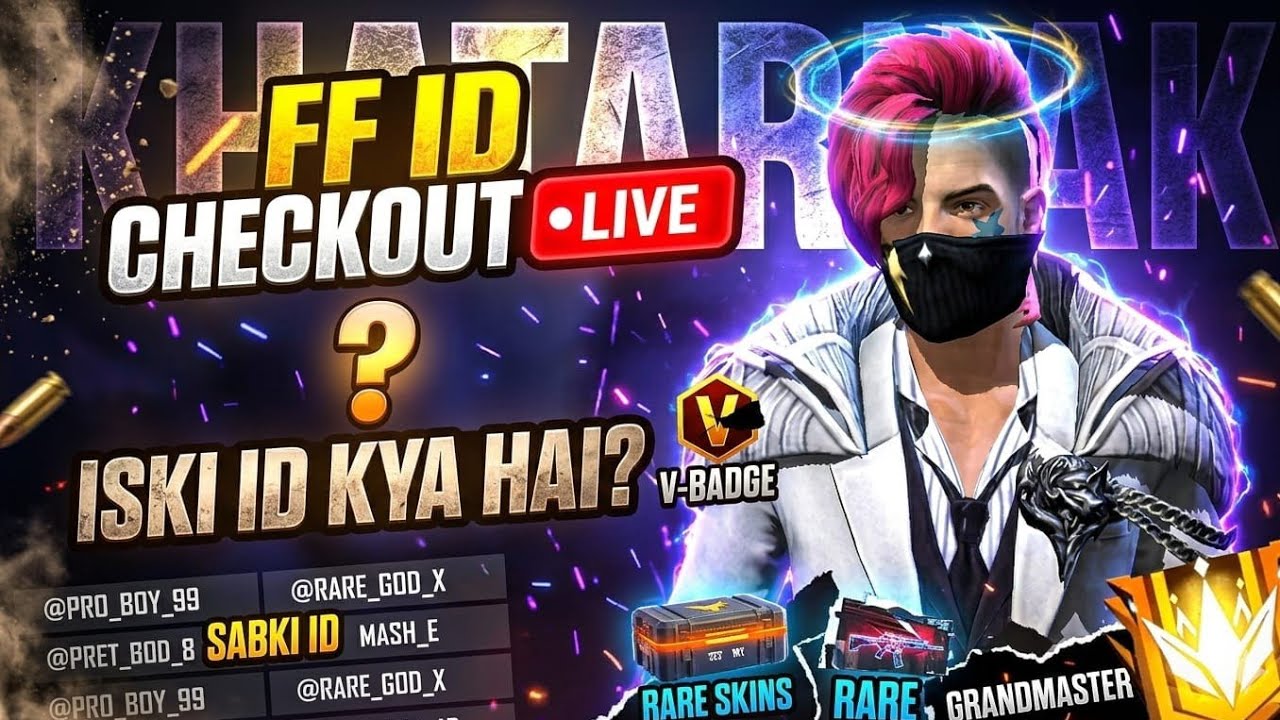 SABKI ID CHECK HOGI! 😍 SEND UID NOW | FF LIVE (Sabse zyada effective)​ISKI ID DEKH KAR HOSH UD GAYE!