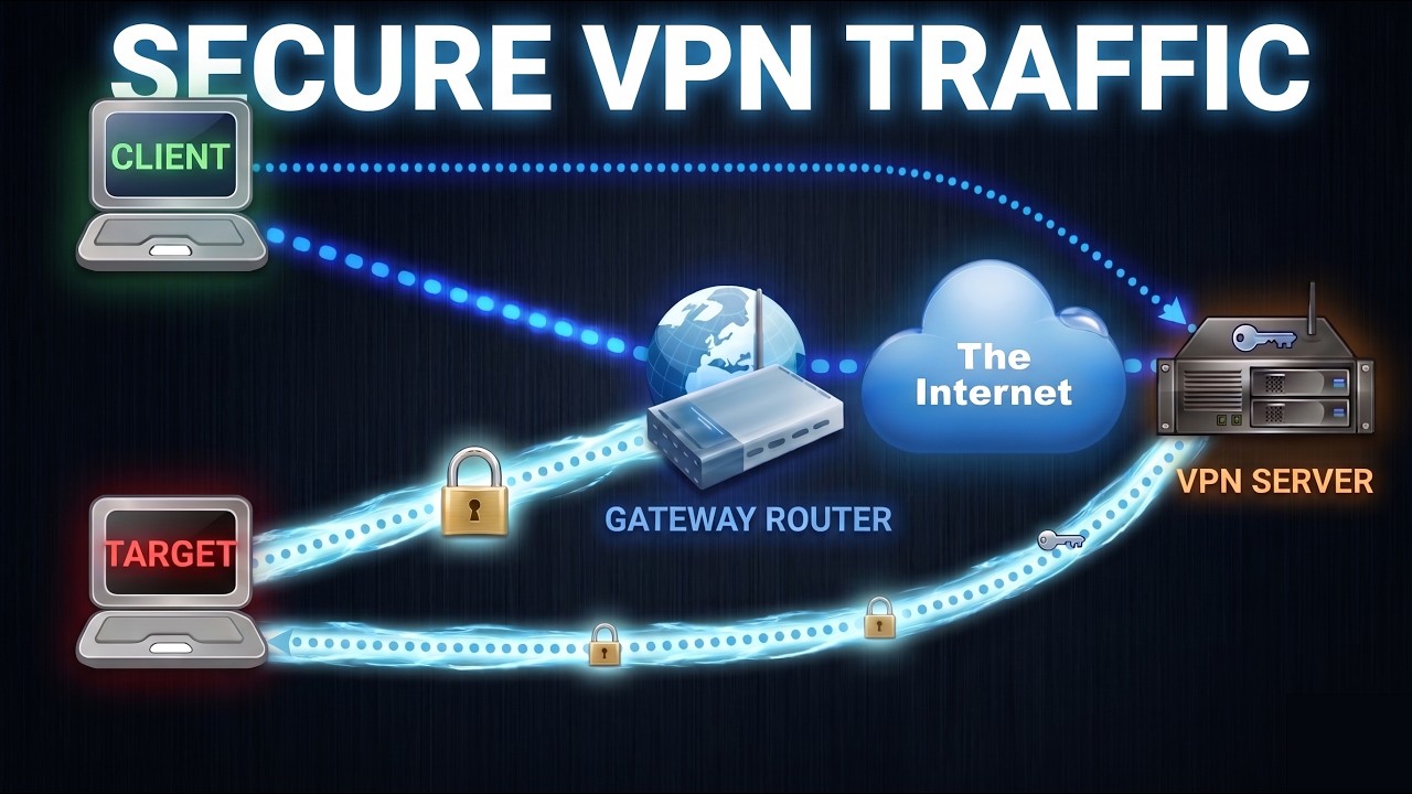 Безопасный VPN-трафик без утечек с использованием брандмауэра Windows.