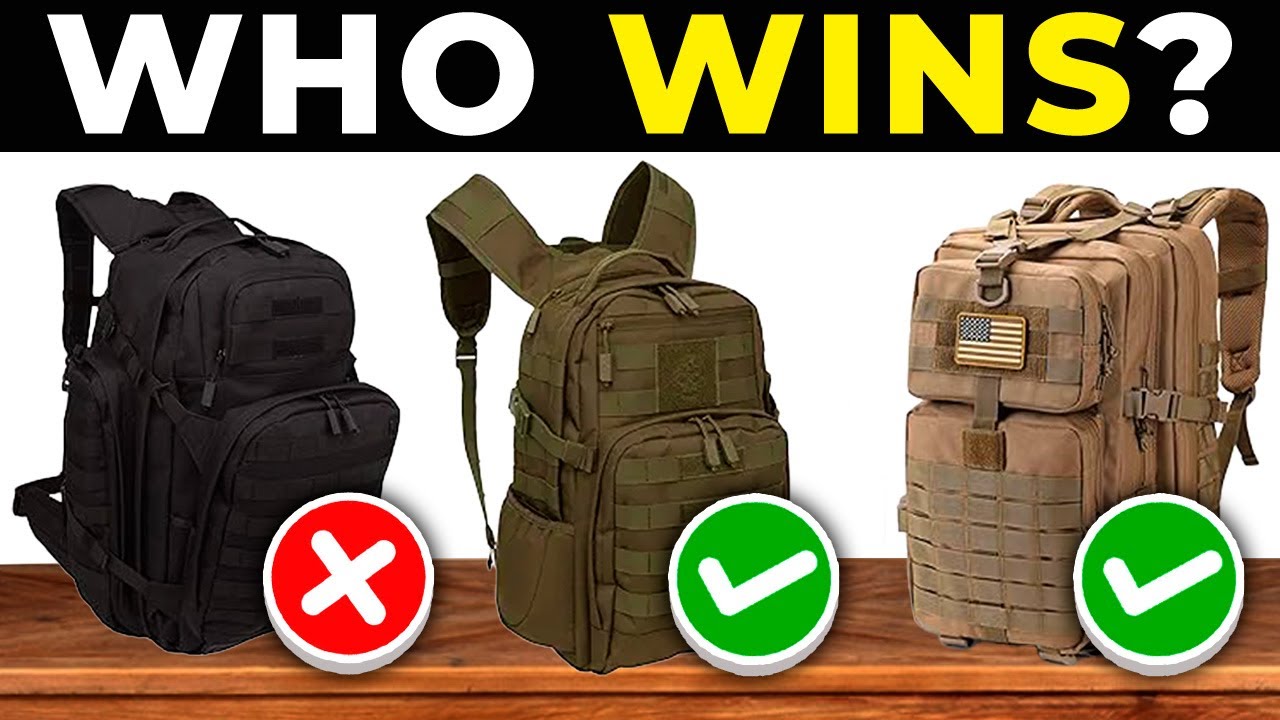 TOP 5 BEST TACTICAL BACKPACKS on AMAZON 2026 | Best Military Backpacks