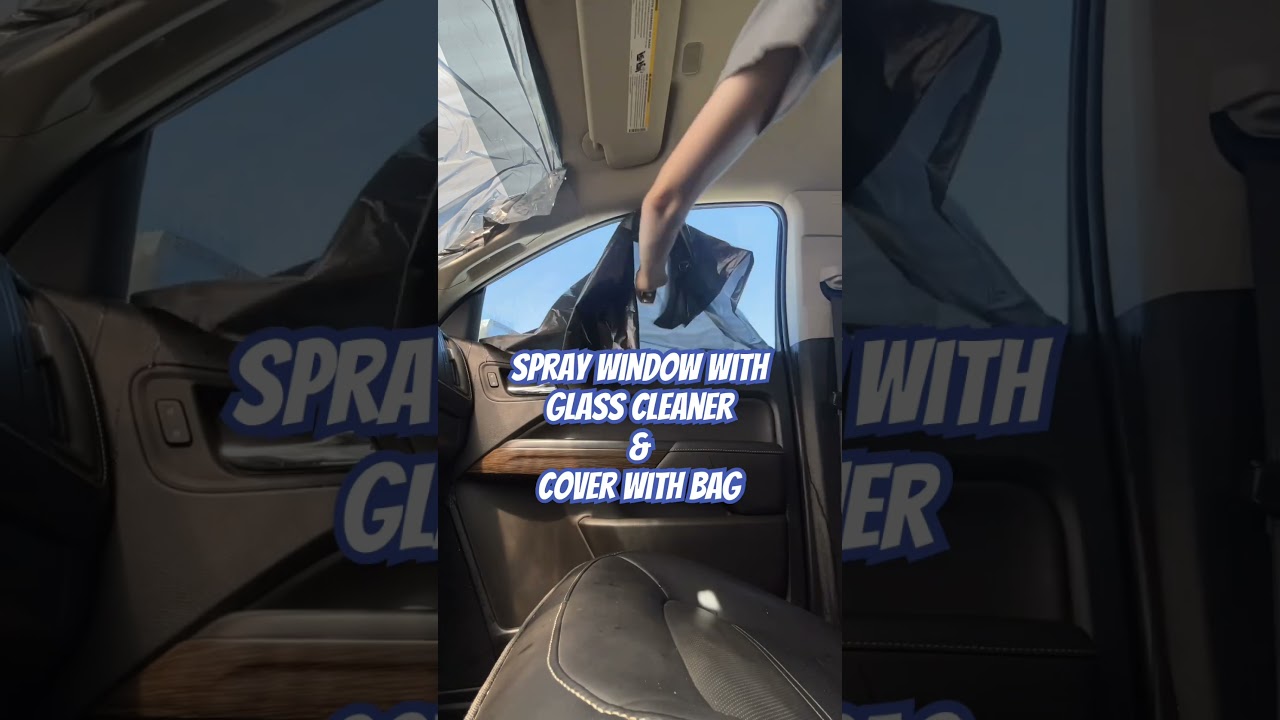 EASIEST WAY TO REMOVE WINDOW TINT FILM! RAZORLESS!