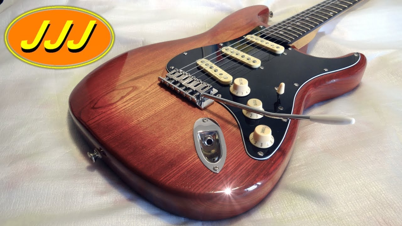 A guitarra que foi um kit chegou onde devia chegar...