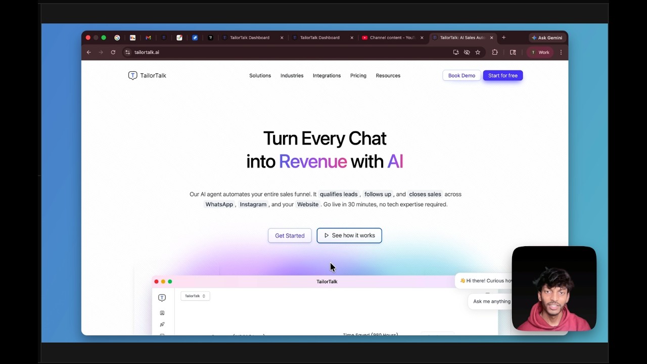 TailorTalk: Автоматизация рассылок WhatsApp и взращивание лидов с помощью ИИ (полное руководство)