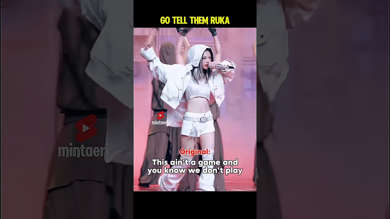 Ruka changed her intro after their first win for We Go Up.🏆 #babymonster #ruka #shorts #fyp