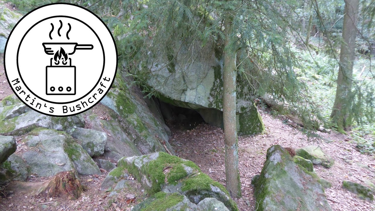 Overnighter in einer Höhle mit Gewitter | Martin´s Bushcraft